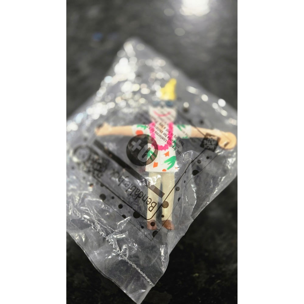 Jack in the Box Bendable Jack Kids Meal Toy Figure New in Bag